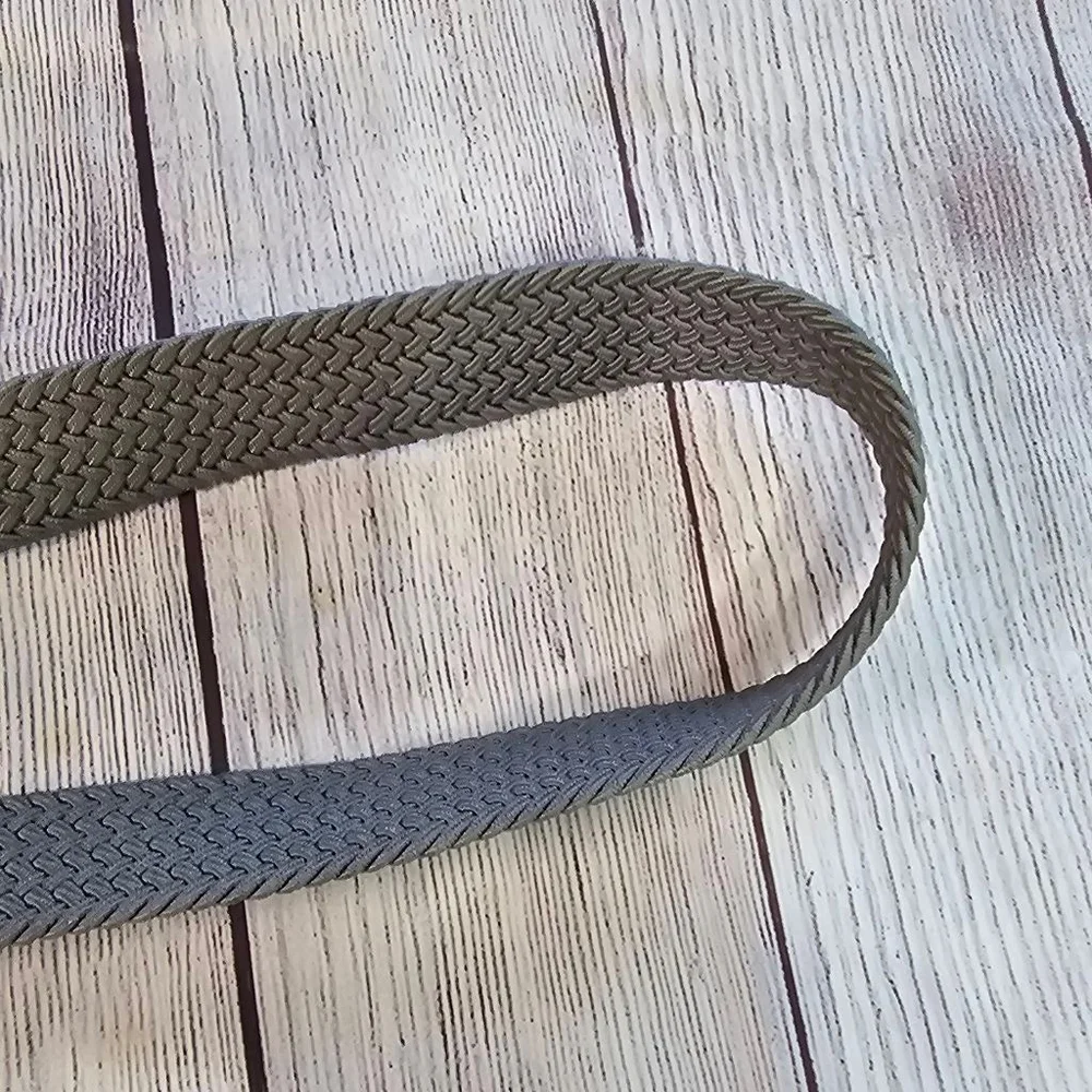 Men's Adidas Gray Braided Belt One Size - Picture 5 of 9